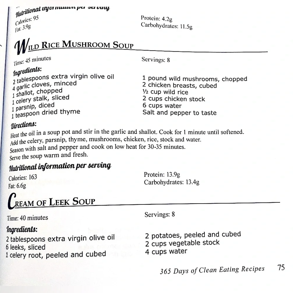 365 Days of Clean Eating Recipes Emma Katie Soft Cover Cookbook
